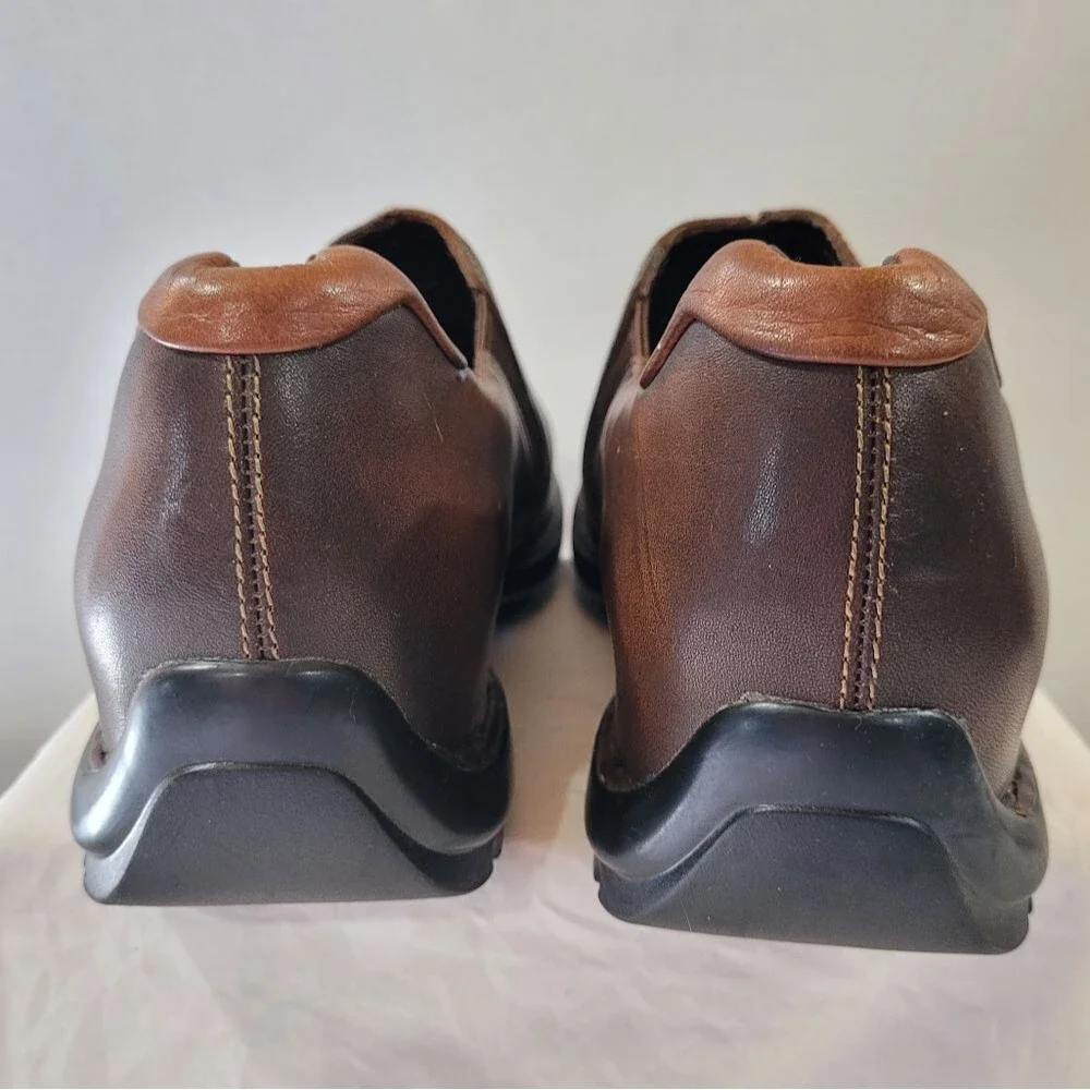 Cole Haan Size 8 Brown Zeno II Men's Slip On Leather Dress Shoes Loafer